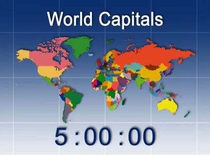 World Capitals Countdown