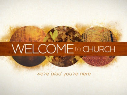 Fall Circles Welcome To Church