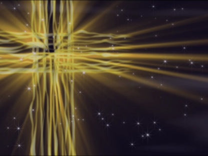 Flowing Cross Gold