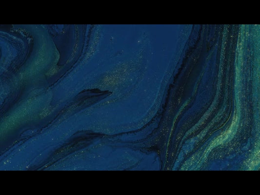 Acrylic Blue Green Flow