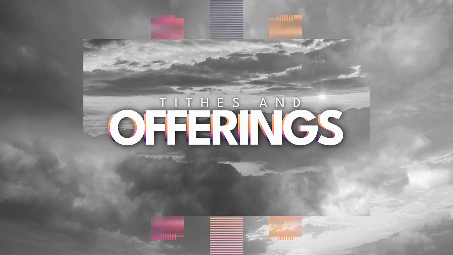 Monochrome Tithes And Offerings Still