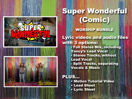 Super Wonderful (Comic) Worship Bundle