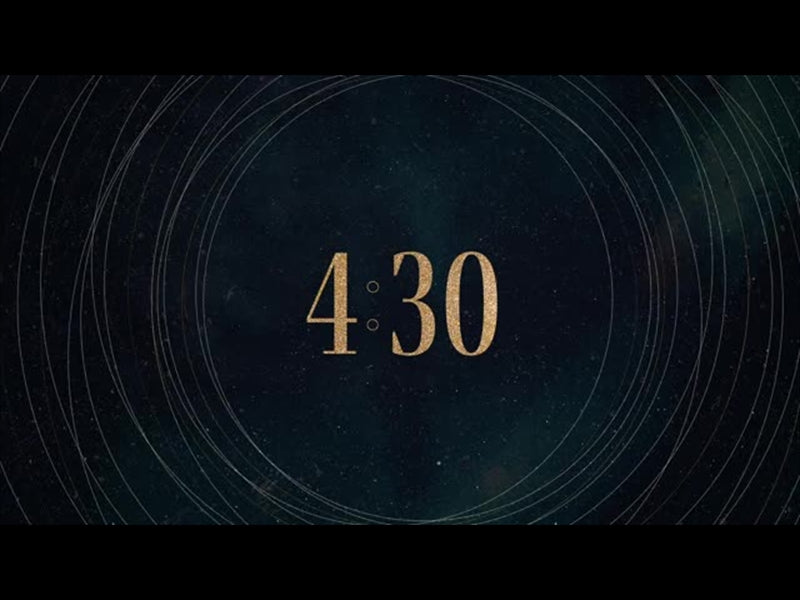 Winter Swirl Countdown Blue