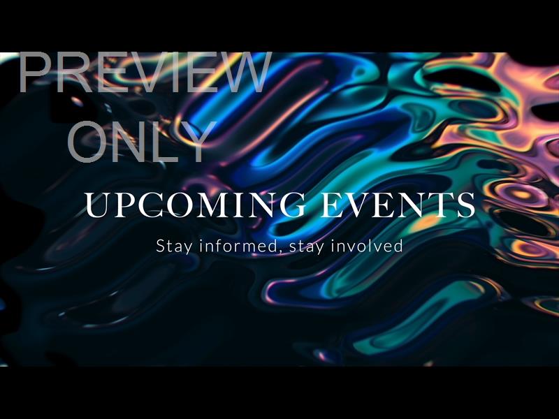 Echoes Of Light Upcoming Events Still