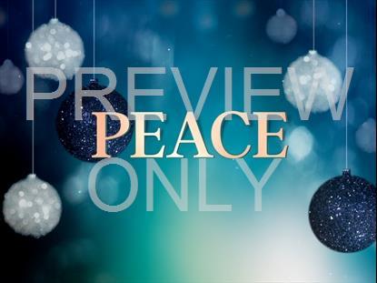 Christmas Ornaments Peace Still