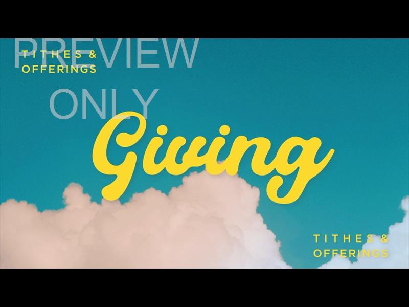 Blue Skies Giving Still