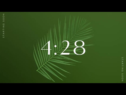 Palm Sunday Ink Countdown