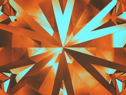 Crystal Rays Orange