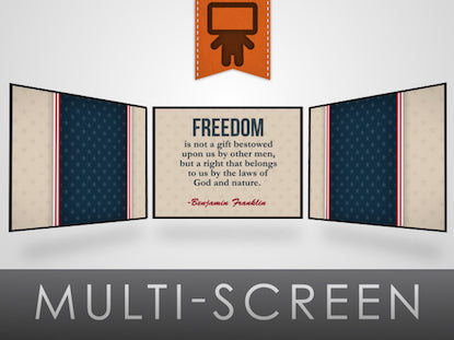 Freedom Quotes Still 3 Triple Wide