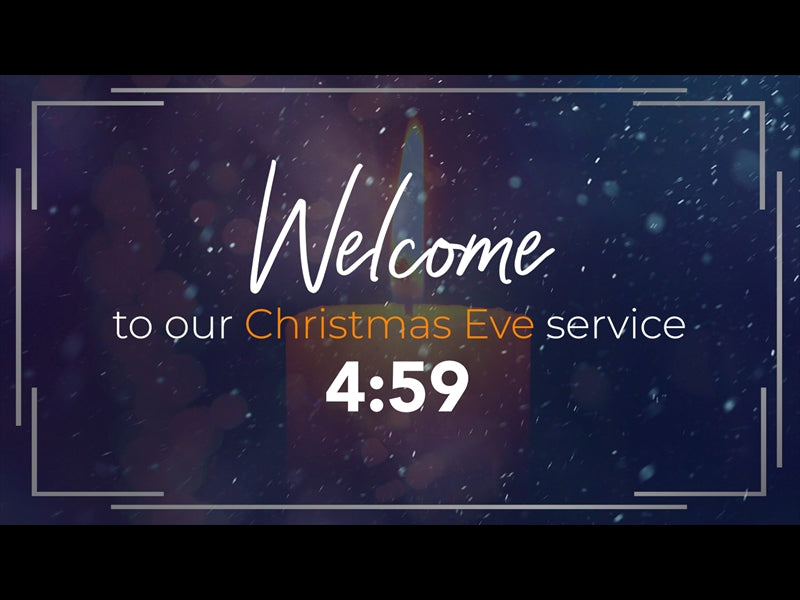 Our Christmas Eve Service Countdown