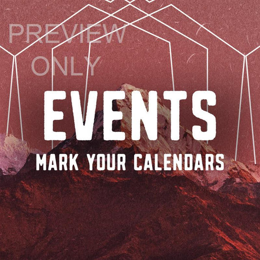 Abstract Mountains Social Graphic Events