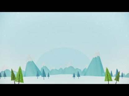 Winter Wonderland Mountains