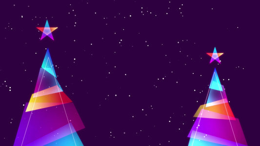 Retro Christmas Purple