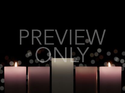 Advent Candlelight Love Candles