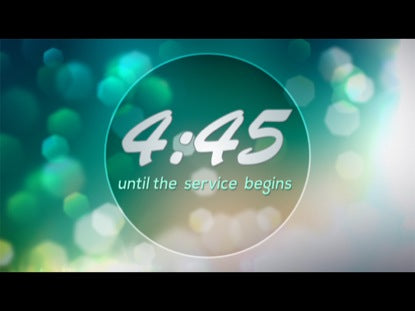 Beautiful Bokeh Countdown