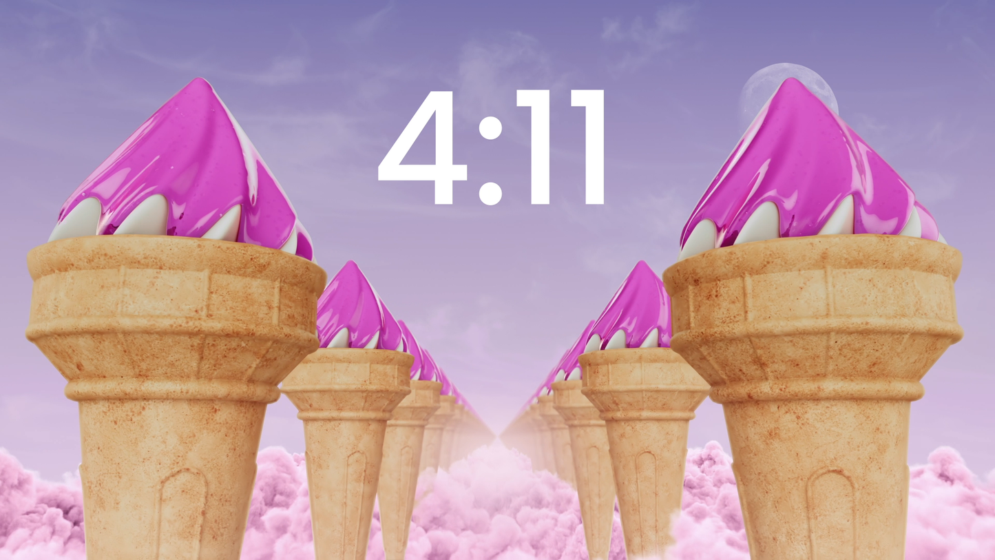 Summer Ice Cream Cones Countdown