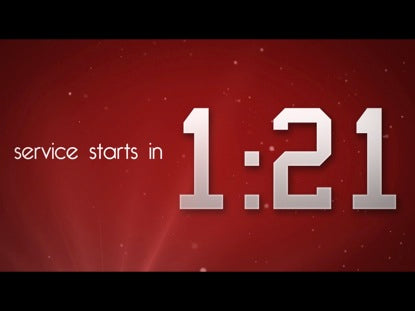 Red Welcome Countdown