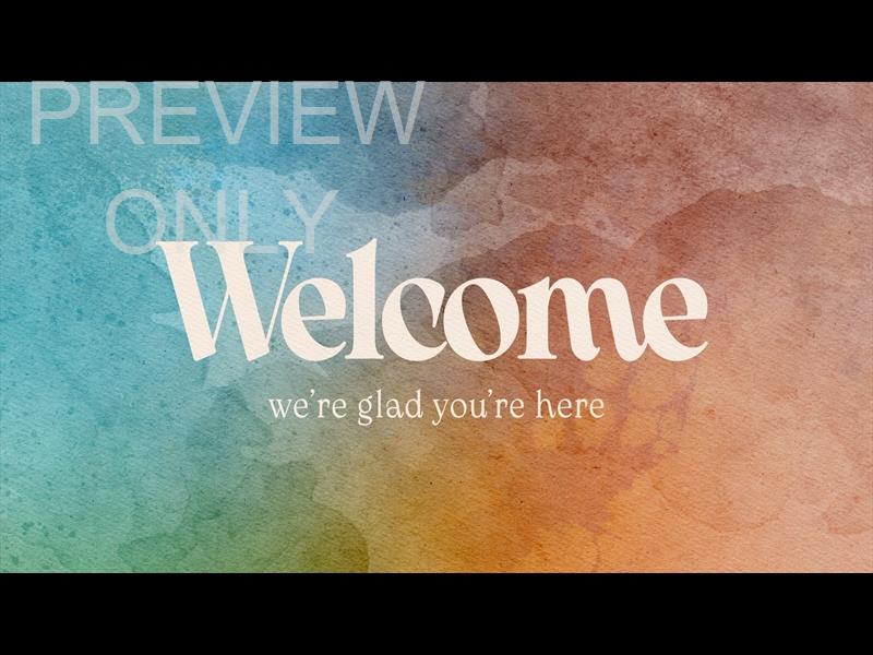 Easter Canvas Welcome Still