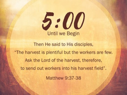 The Great Commission Scripture Countdown
