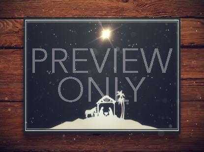 Christmas Manger Still 2