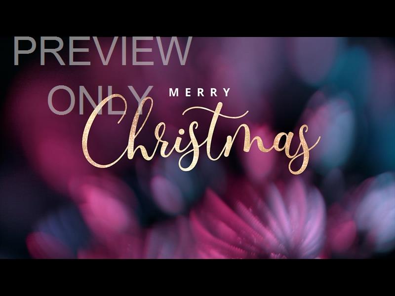 Christmas Ornamental Merry Christmas Still