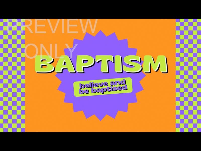 Summer Tiles Baptism Still