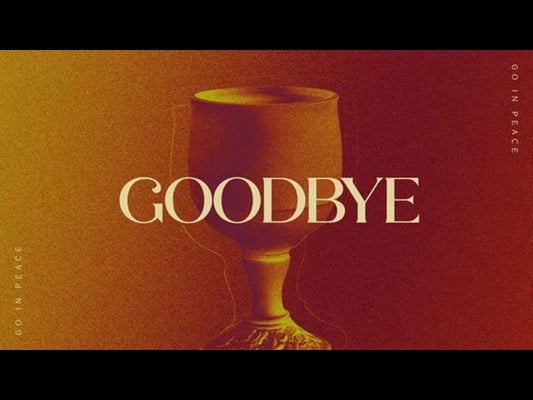 Easter Colors Maundy Thursday Goodbye