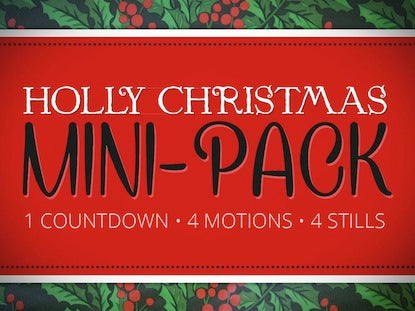 Holly Christmas Mini-pack