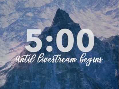 Natures Palette Livestream Countdown