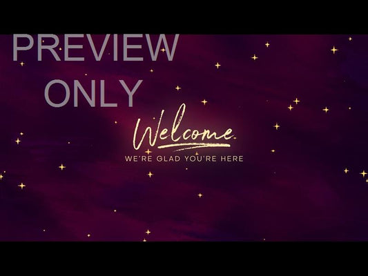 Paint Canvas Welcome Stars Still