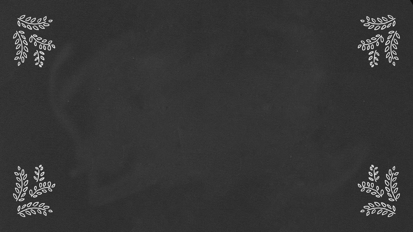 Autumn Chalk Blank Still