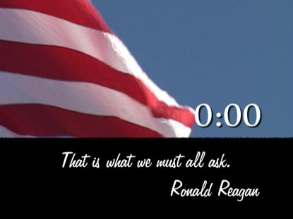 Reagan Speech Countdown