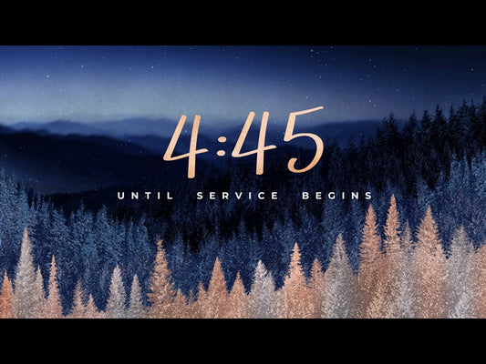 Sparkling Trees Countdown