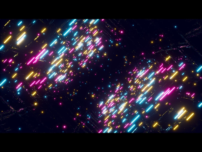 Fluorescent Diagonal Pillars