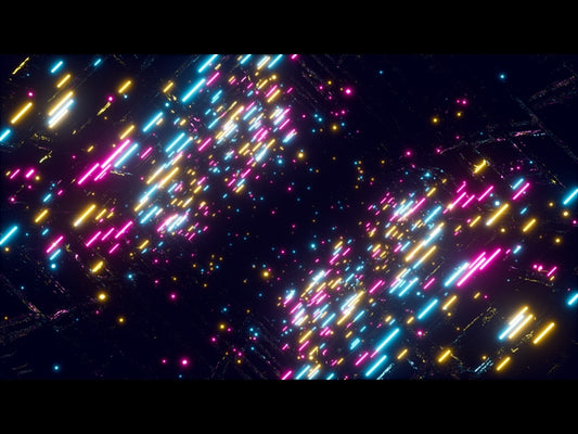 Fluorescent Diagonal Pillars
