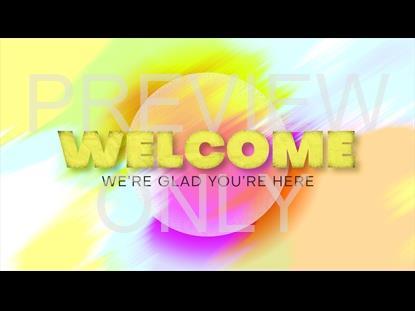 Colorific Easter Welcome Graphic