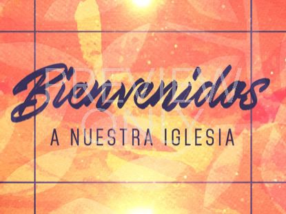 Seasonal Display Welcome Still - Spanish