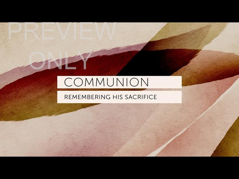 Fall Canvas Communion Still