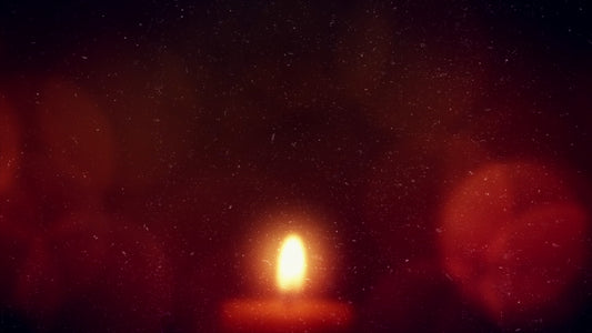 Warm Advent Glow Candle 01