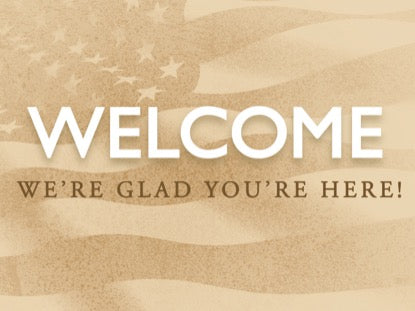 Memorial Badge Welcome Motion