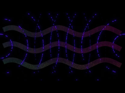 Radio Waves With Banner