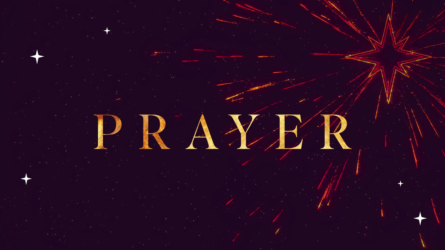 Christmas Shimmer Prayer Still