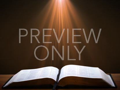 Open Bible Light Rays