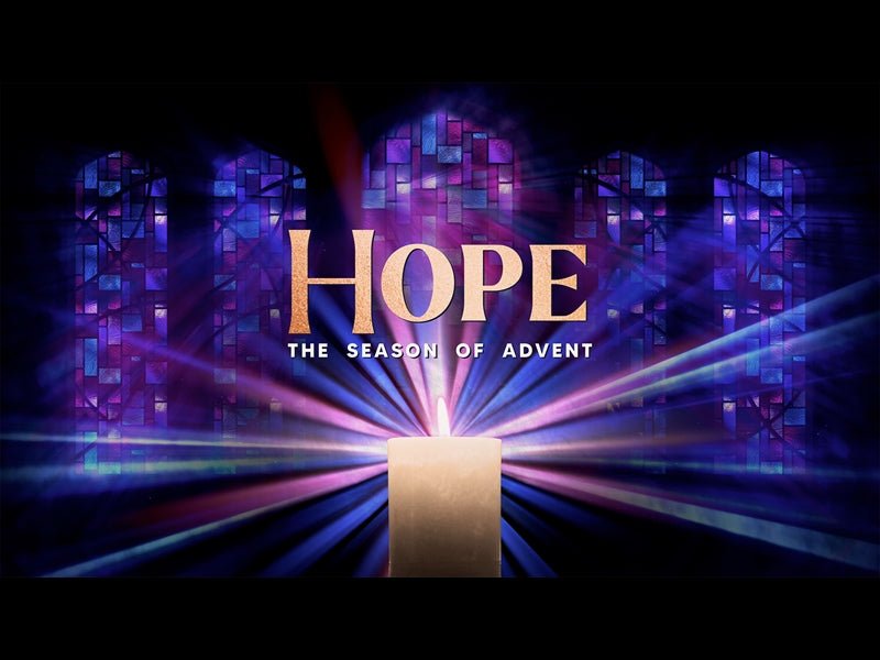Advent Stained Glass Hope