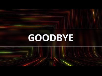 Angled Streaks Goodbye