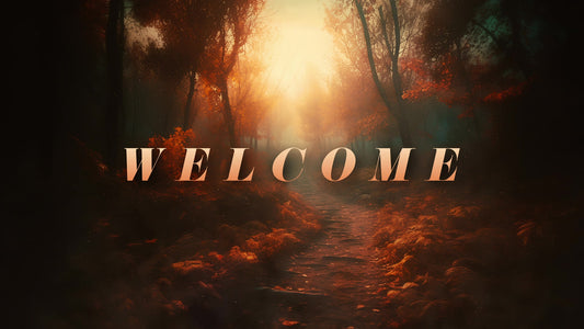 Autumn Path Welcome