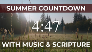5 Minute Summer Scripture Countdown