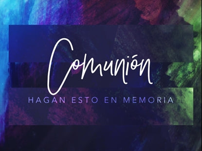 Beautiful Easter Communion Motion - Spanish