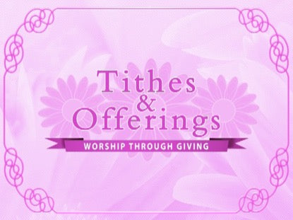 Pink Floral Tithes