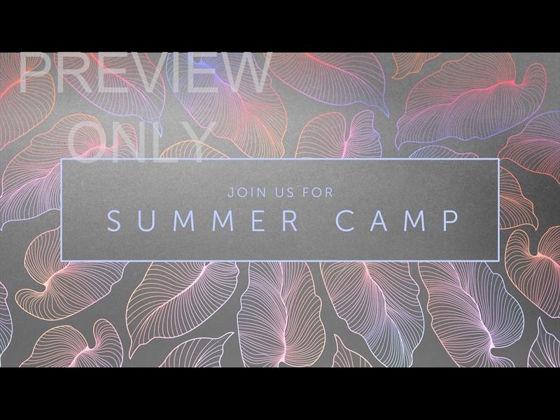 Tropical Night Summer Camp Still